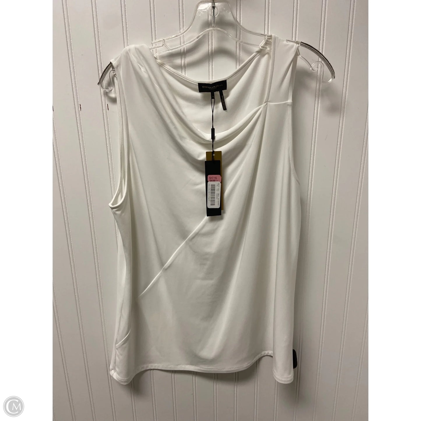 Top Sleeveless By Clothes Mentor In White, Size: Xl