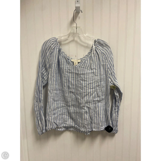 Top Long Sleeve By Cynthia Rowley In Striped Pattern, Size: M