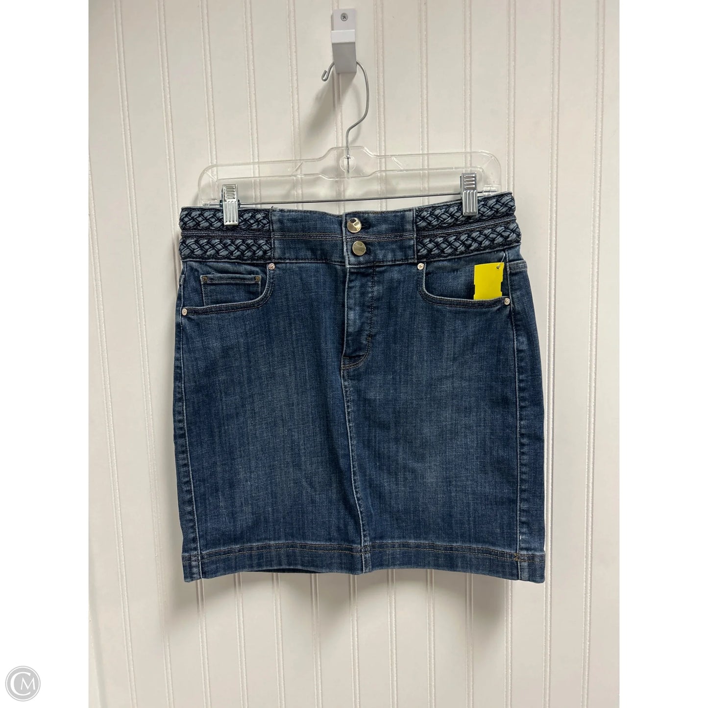Skirt Mini & Short By White House Black Market In Blue Denim, Size: 4
