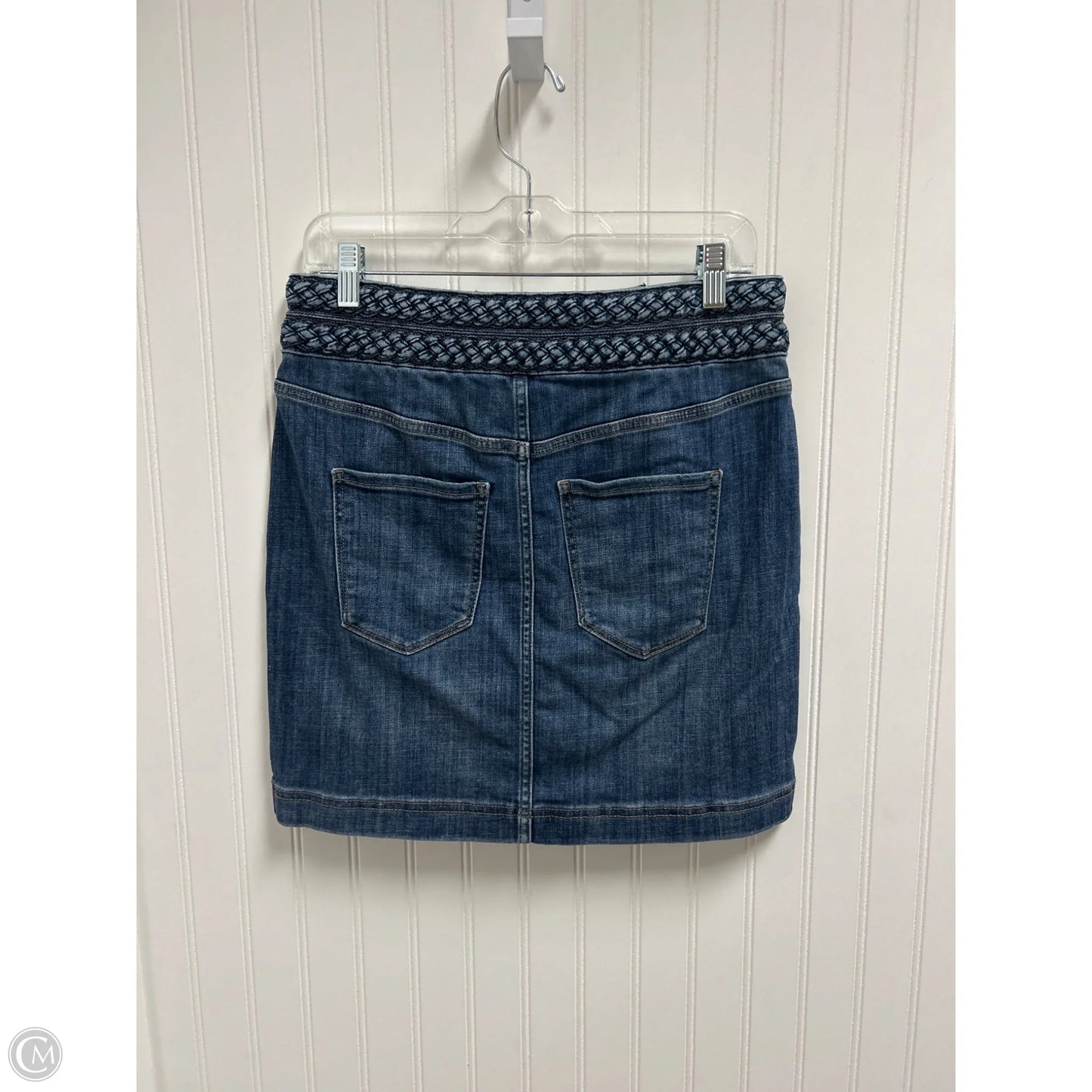 Skirt Mini & Short By White House Black Market In Blue Denim, Size: 4