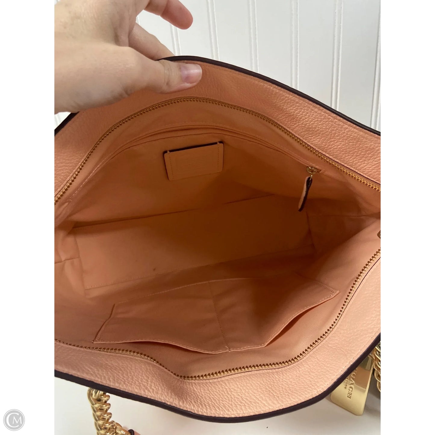 Tote Designer By Coach, Size: Large