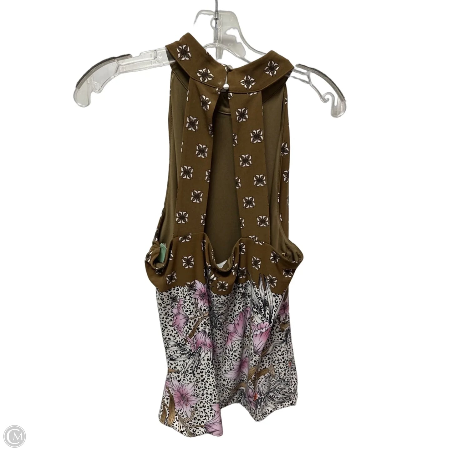 Top Sleeveless By White House Black Market In Animal Print, Size: L