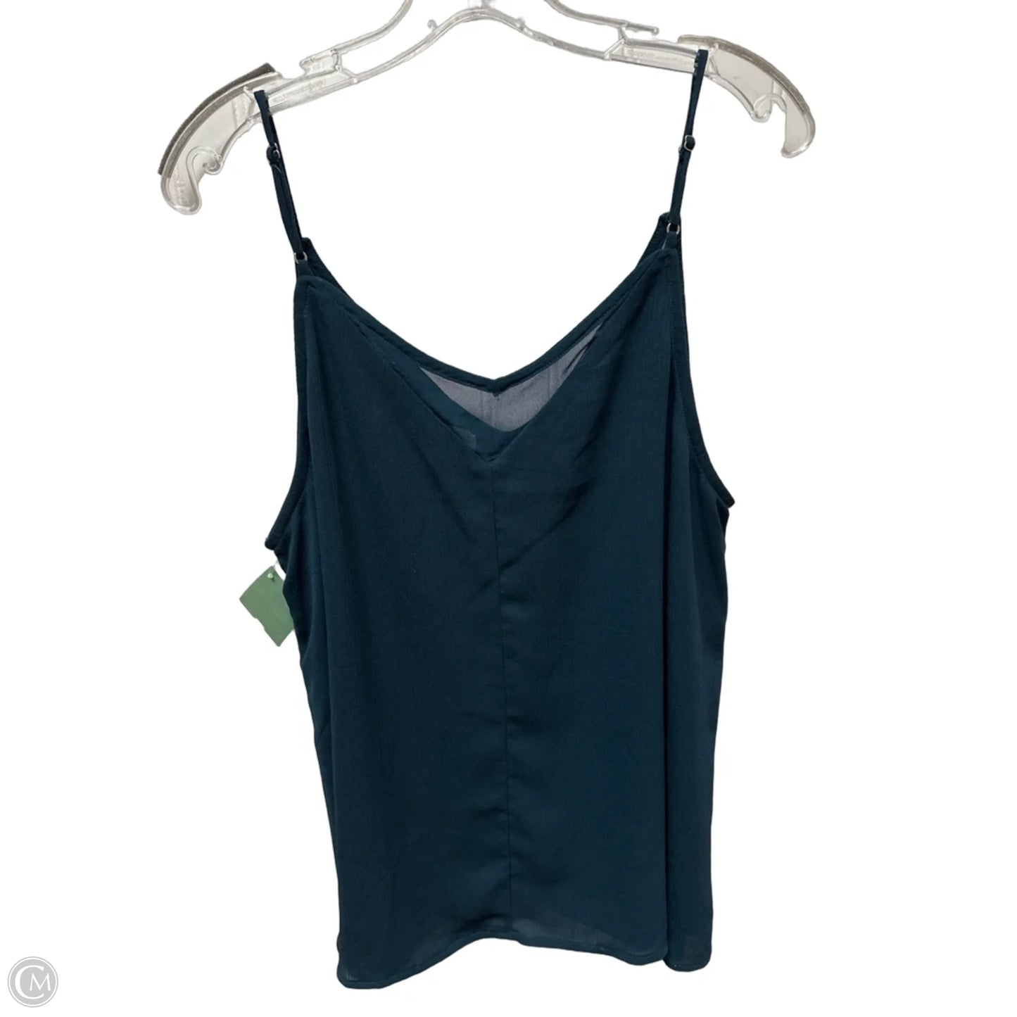 Top Sleeveless Basic By Clothes Mentor In Teal, Size: Xl