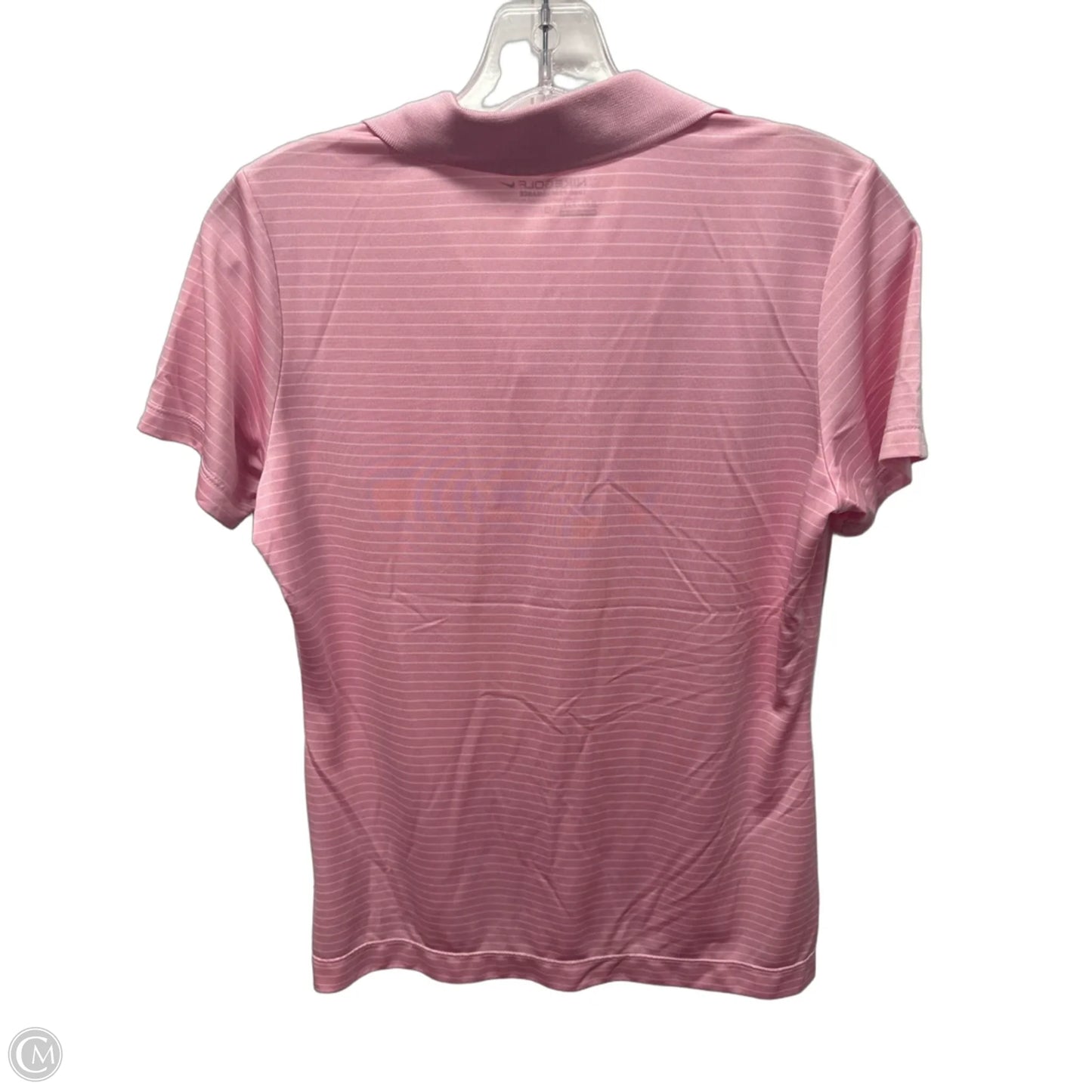 Athletic Top Short Sleeve By Nike Apparel In Pink, Size: M