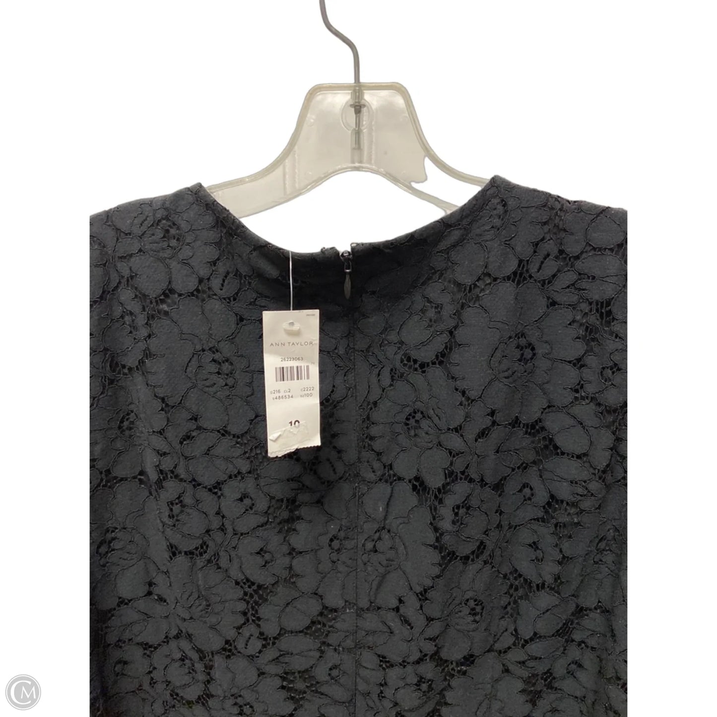 Dress Party Short By Ann Taylor In Black, Size: M