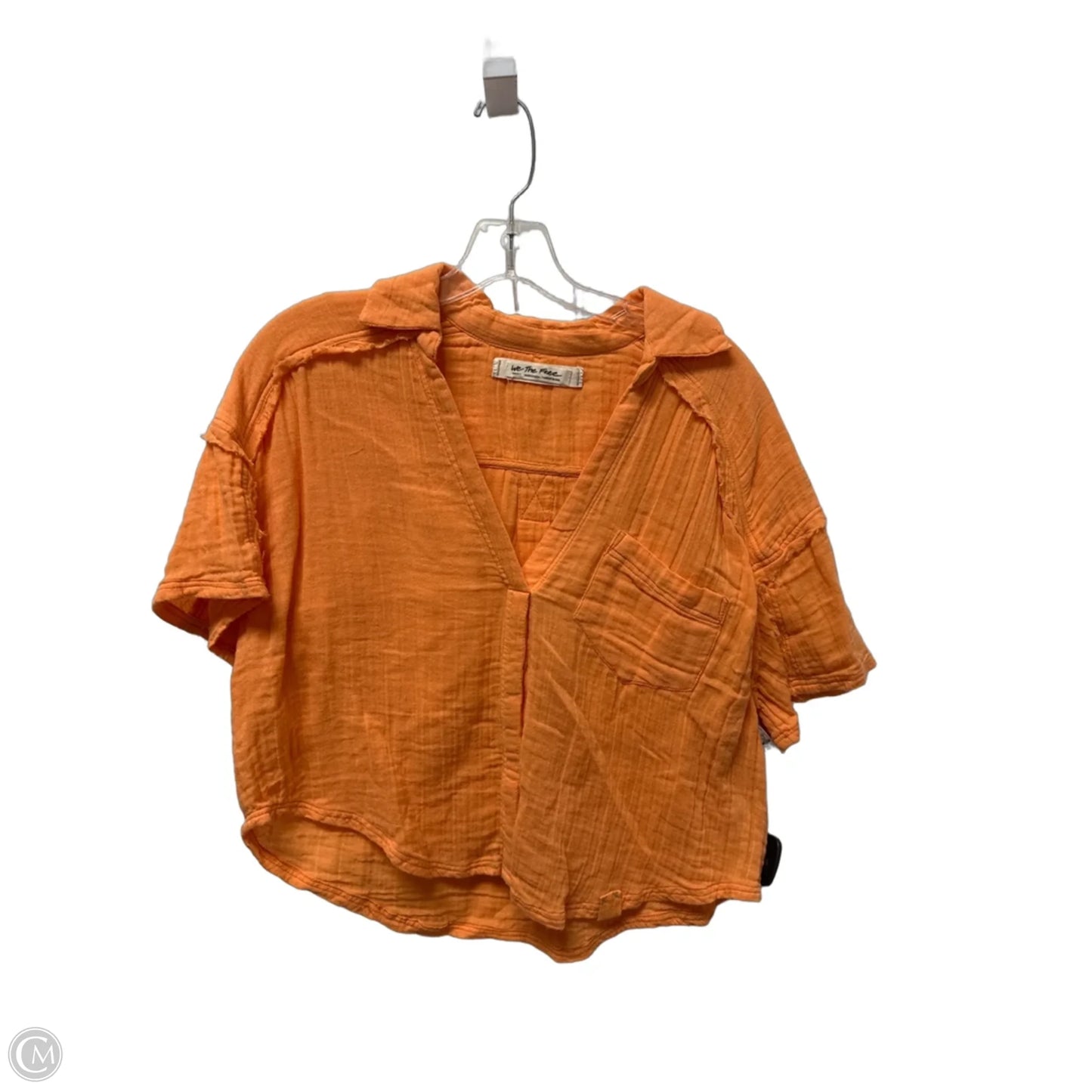 Top Short Sleeve By We The Free In Orange, Size: S