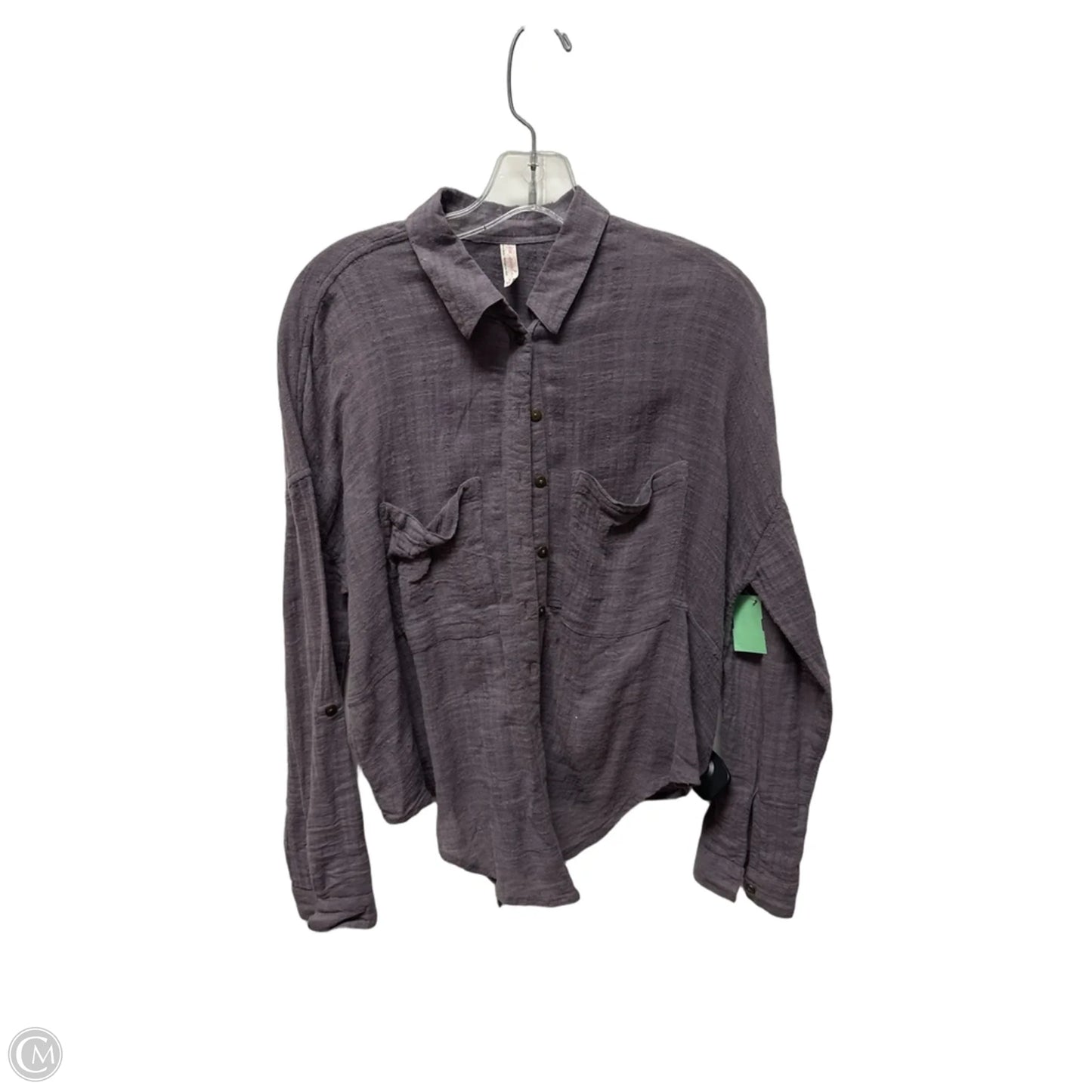 Top Long Sleeve By Free People In Purple, Size: Xs