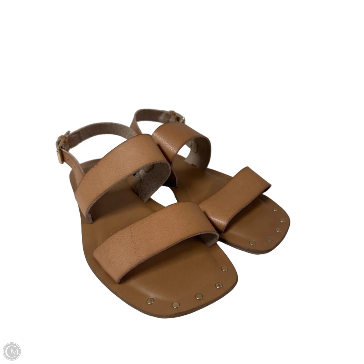Sandals Flats By Universal Thread In Tan, Size: 6.5