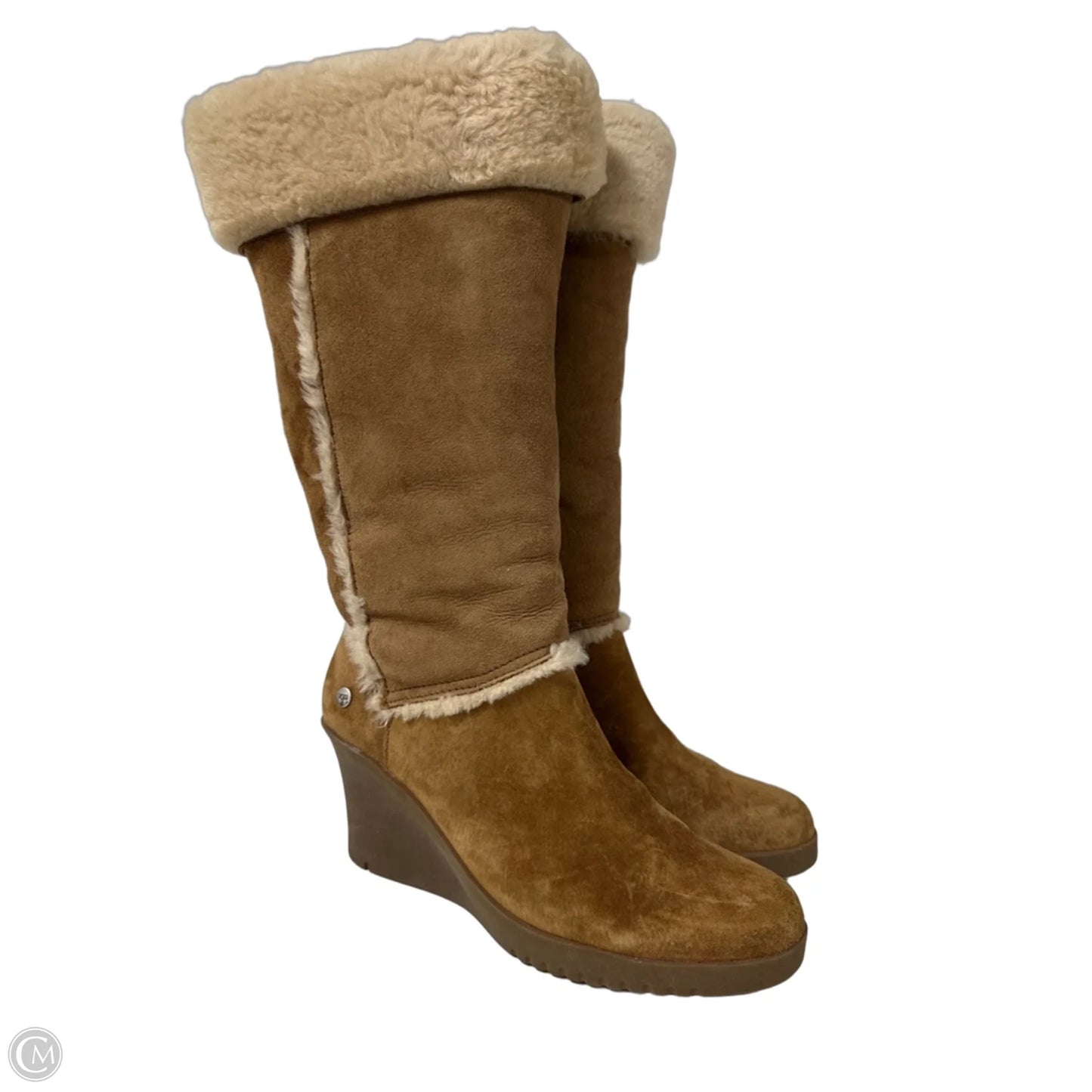 Boots Designer By Ugg In Tan, Size: 9