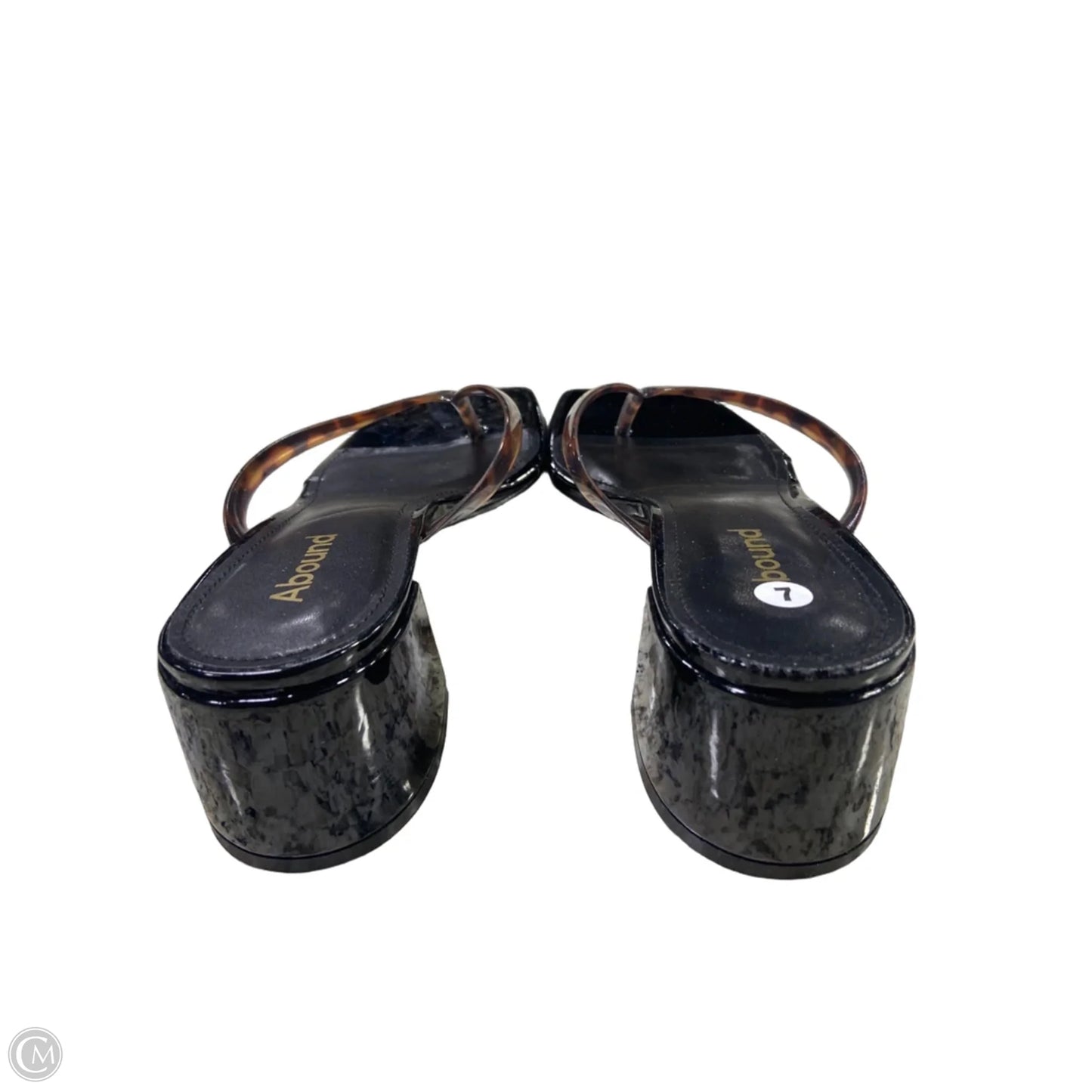 Sandals Heels Block By Abound In Brown, Size: 7