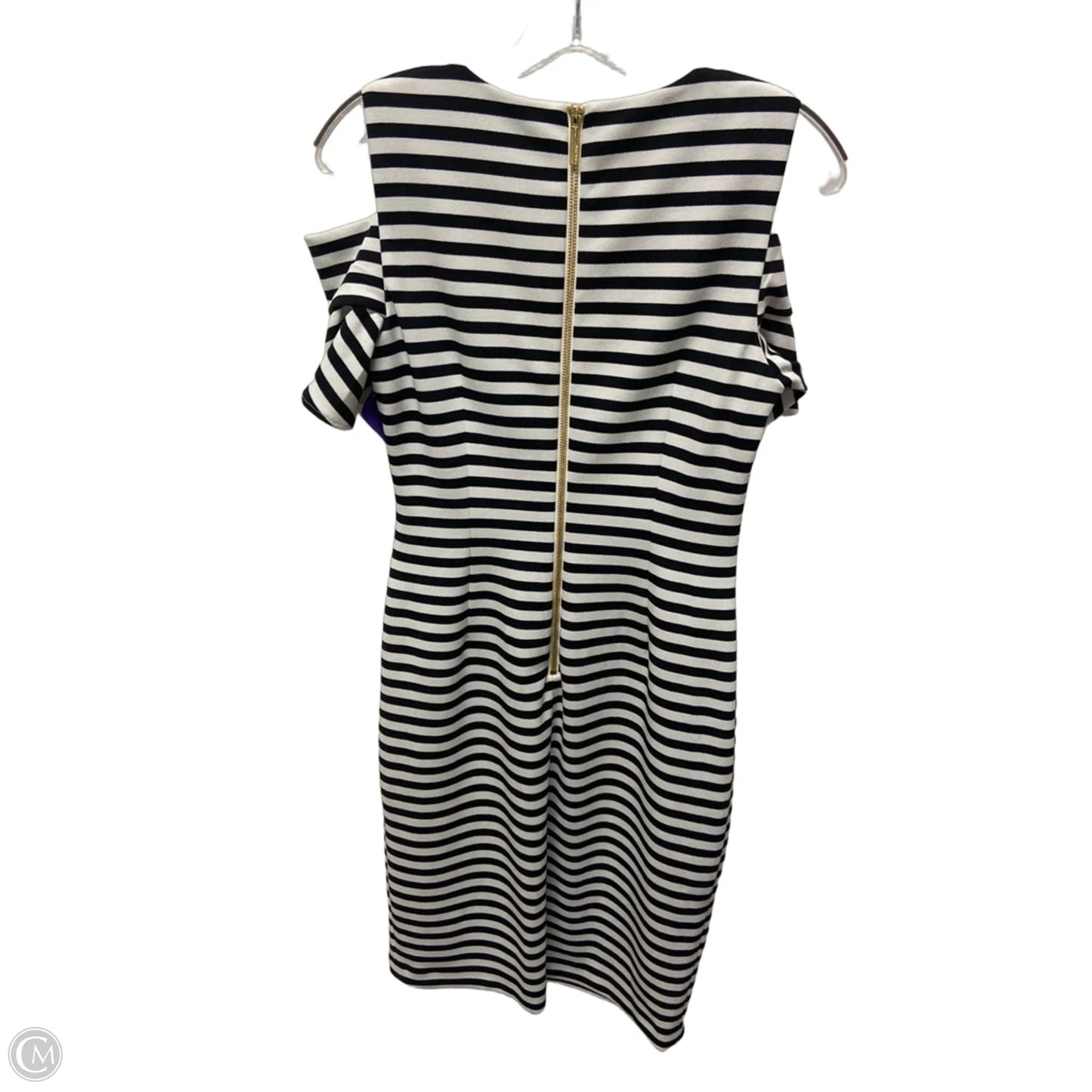 Dress Work By Calvin Klein In Striped Pattern, Size: S