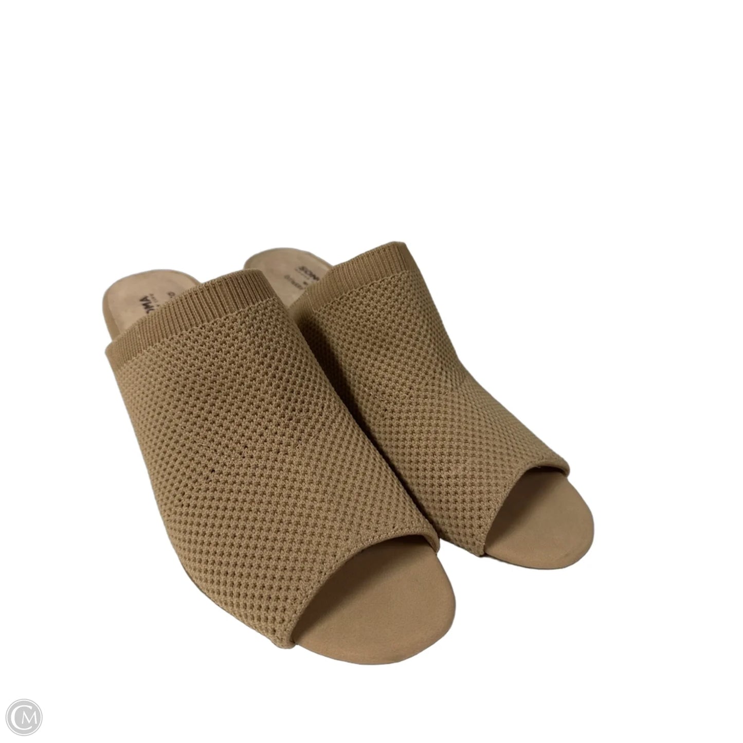 Sandals Heels Block By Sonoma In Taupe, Size: 10