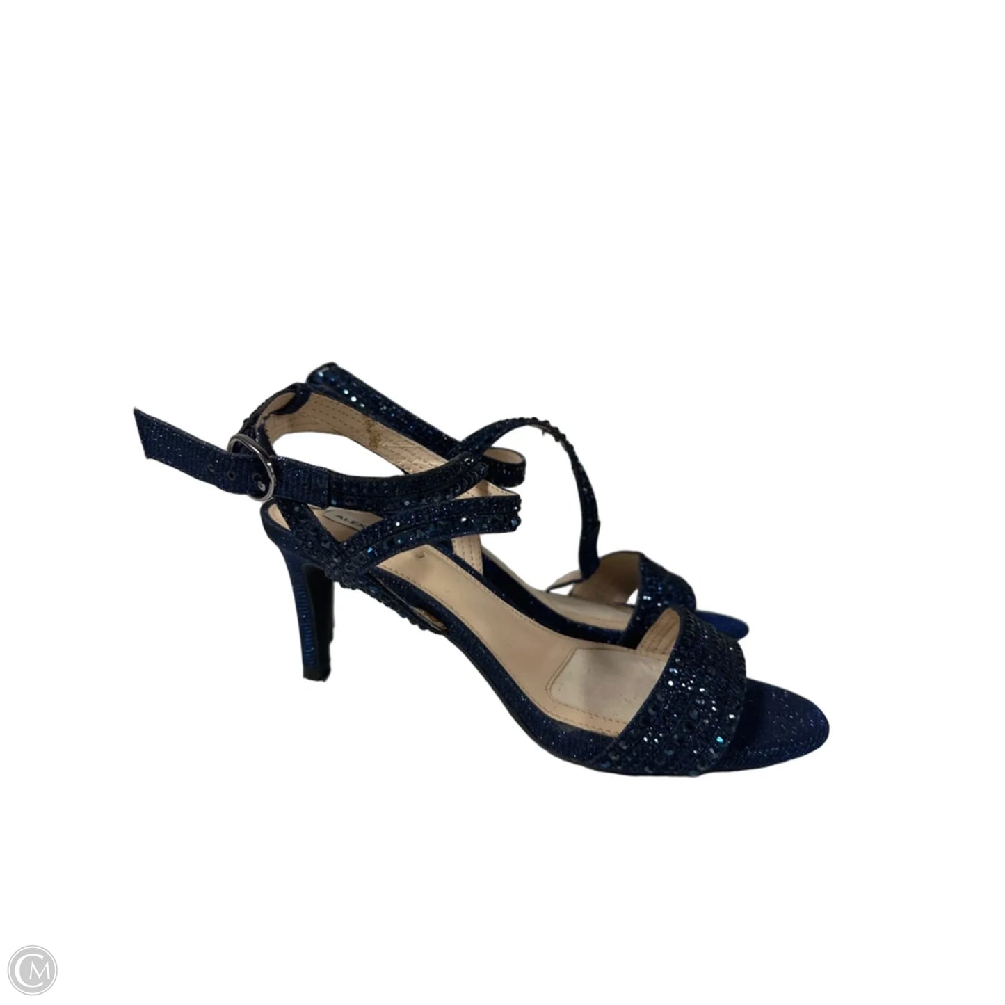 Sandals Heels Stiletto By Alex Marie In Blue, Size: 7.5