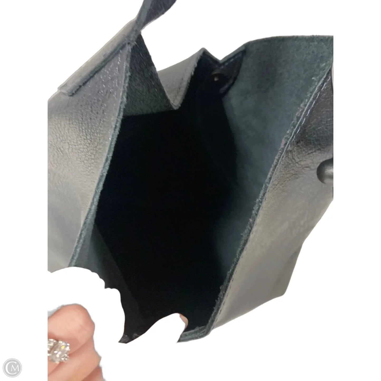 Handbag Leather By Clothes Mentor, Size: Medium
