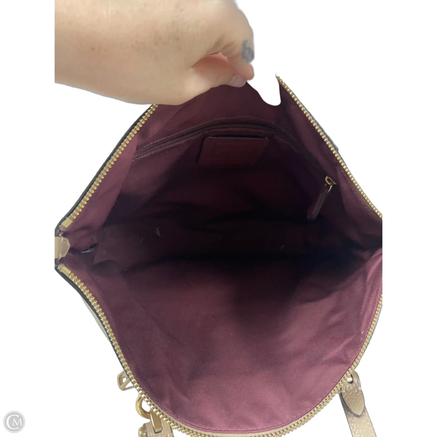 Handbag Designer By Coach, Size: Medium