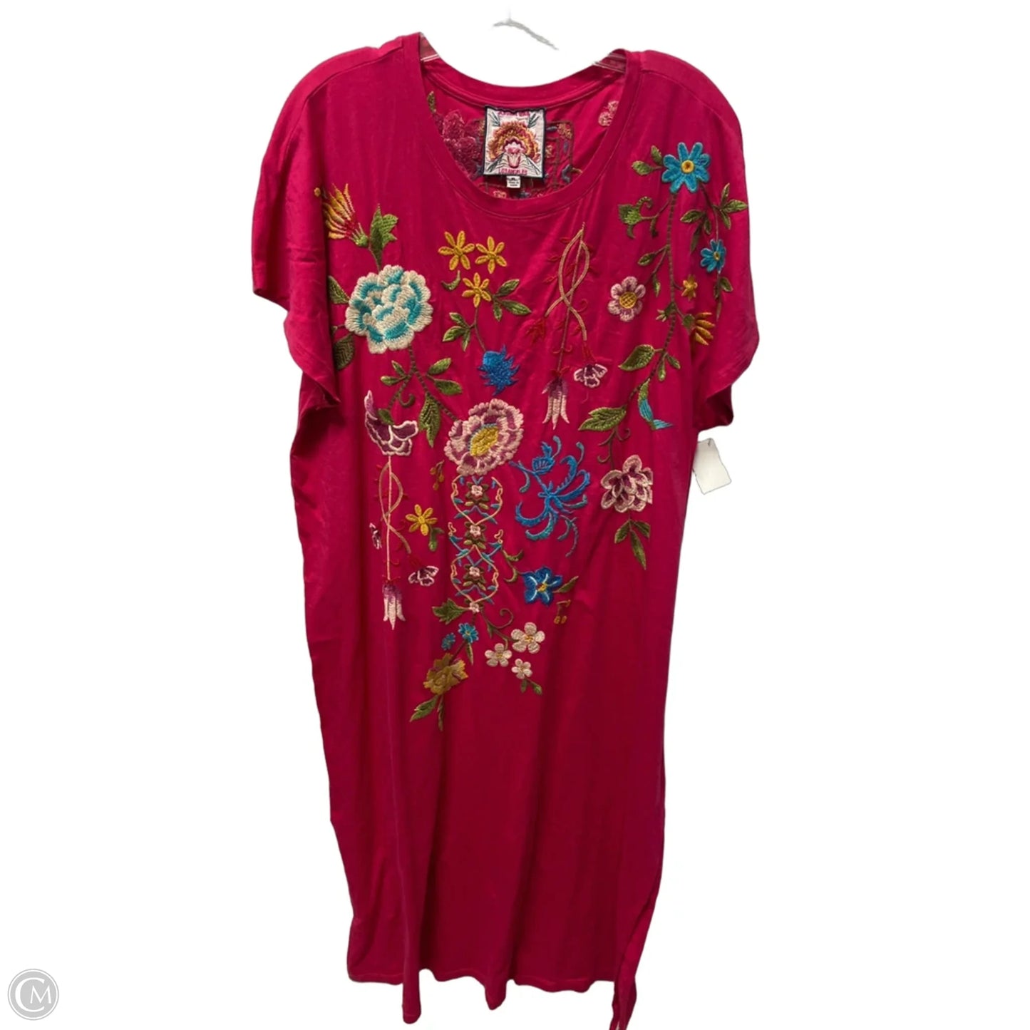 Dress Casual Maxi By Johnny Was In Pink, Size: Xl