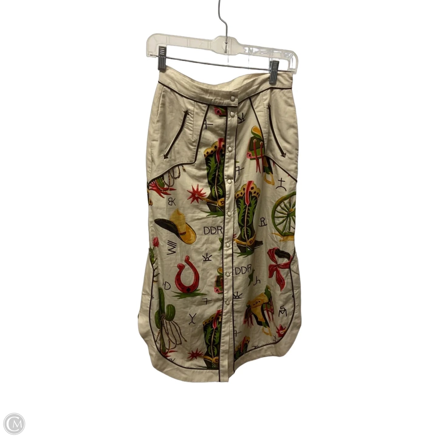 Skirt Maxi By Double D Ranch In Taupe, Size: 2