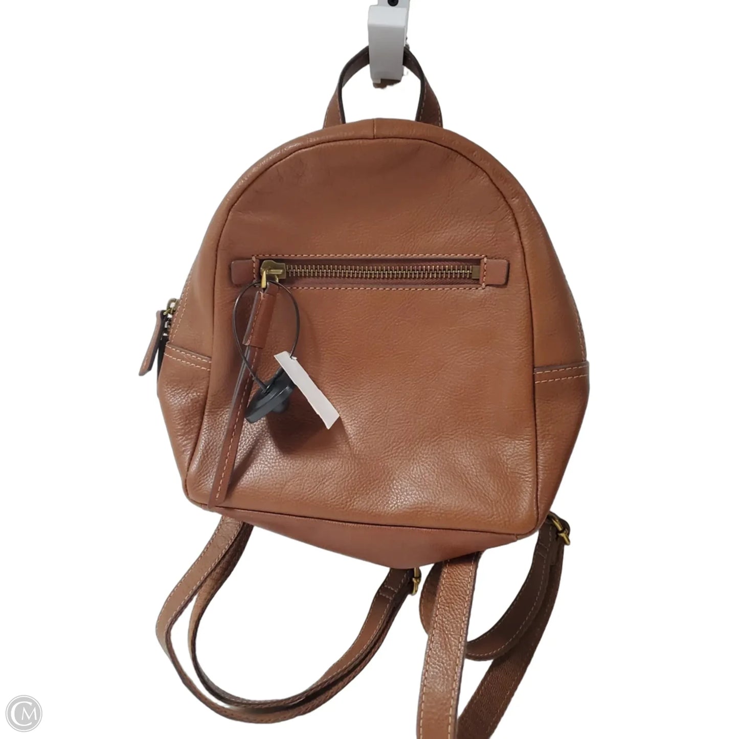 Backpack Leather By Fossil, Size: Small