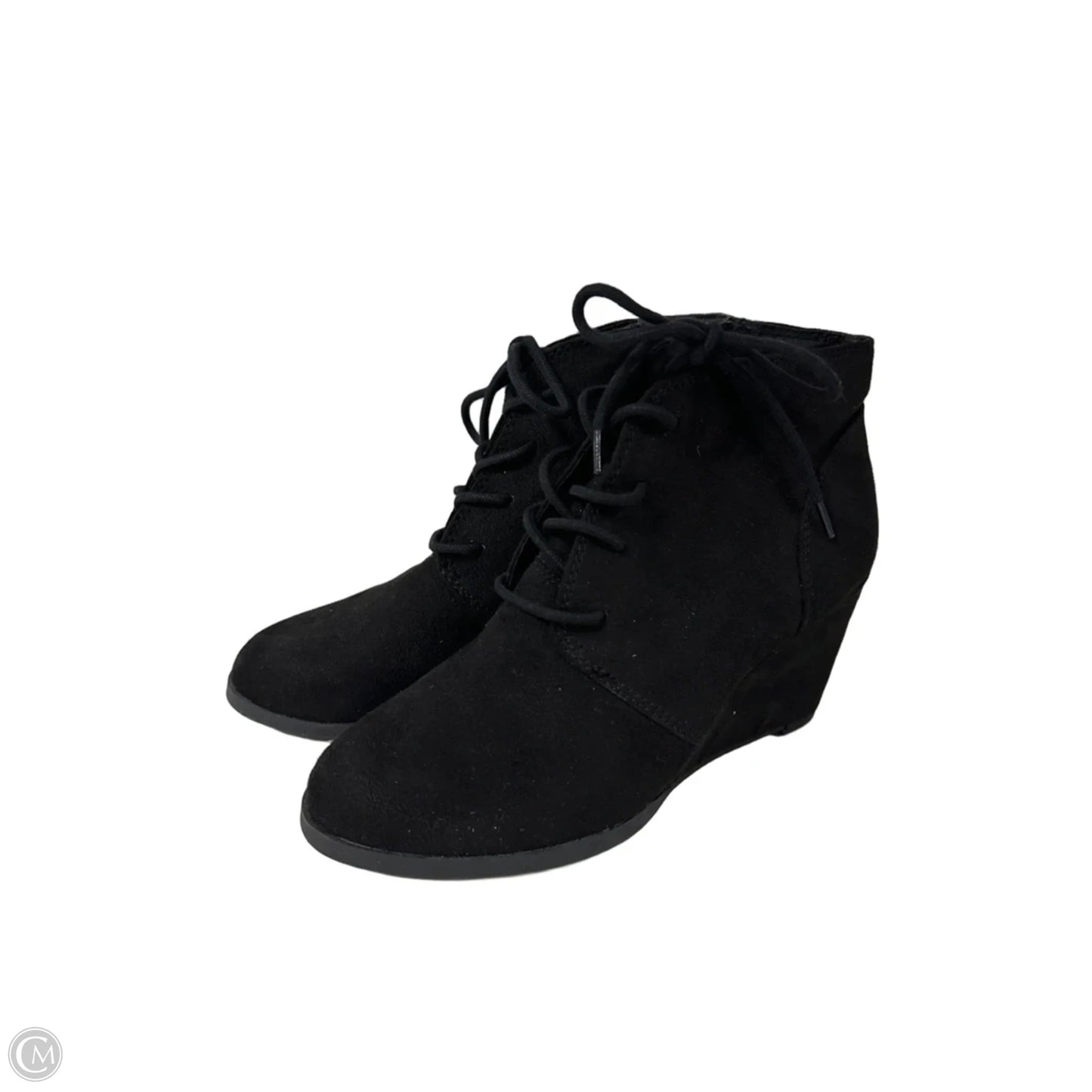Boots Ankle Flats By American In Black, Size: 7