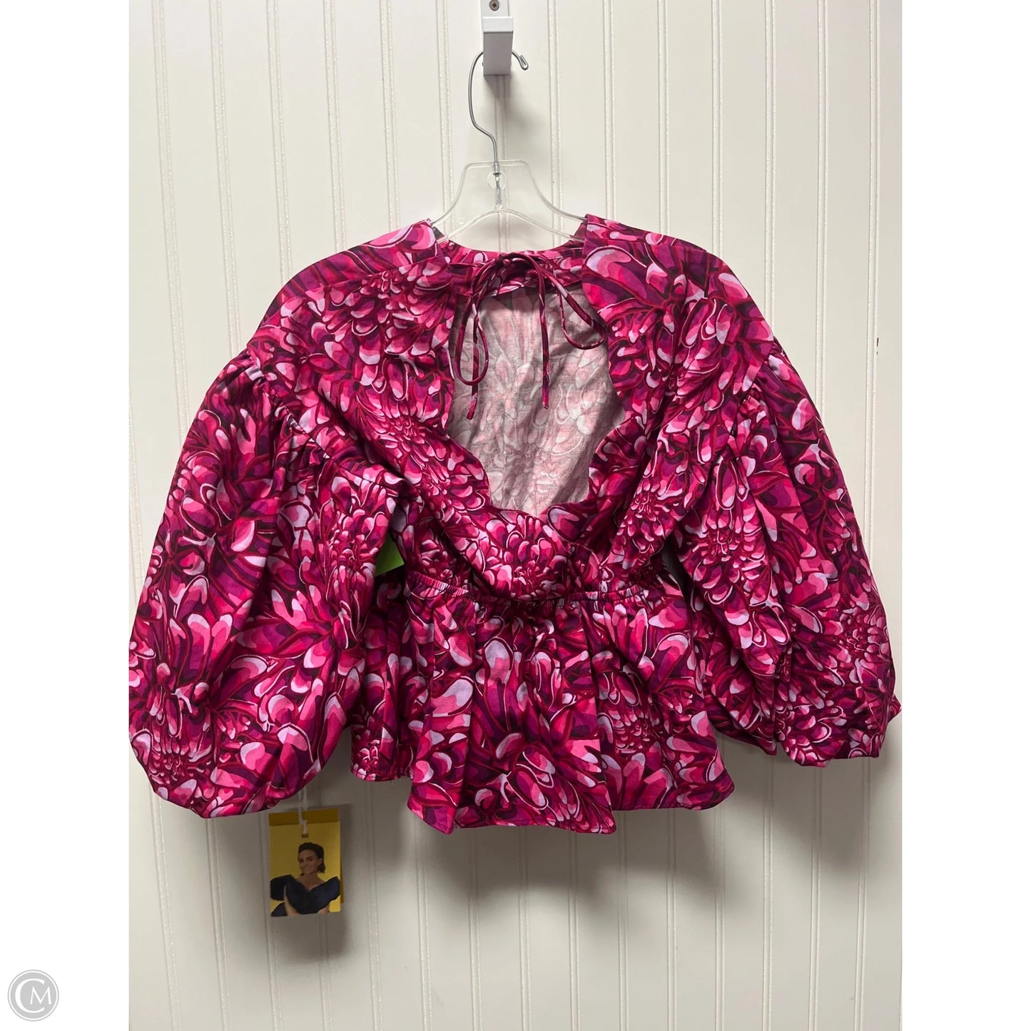 Top 3/4 Sleeve By Cmc In Pink, Size: Xxs