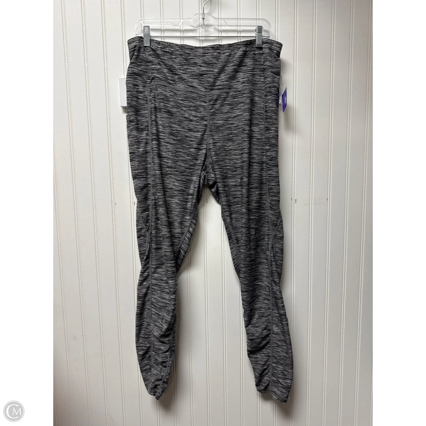 Athletic Leggings By Clothes Mentor In Grey, Size: 2x