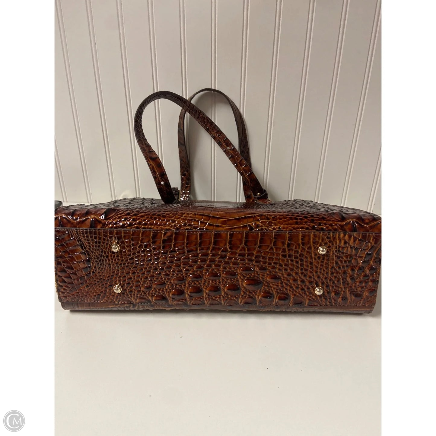 Handbag Designer By Brahmin, Size: Large