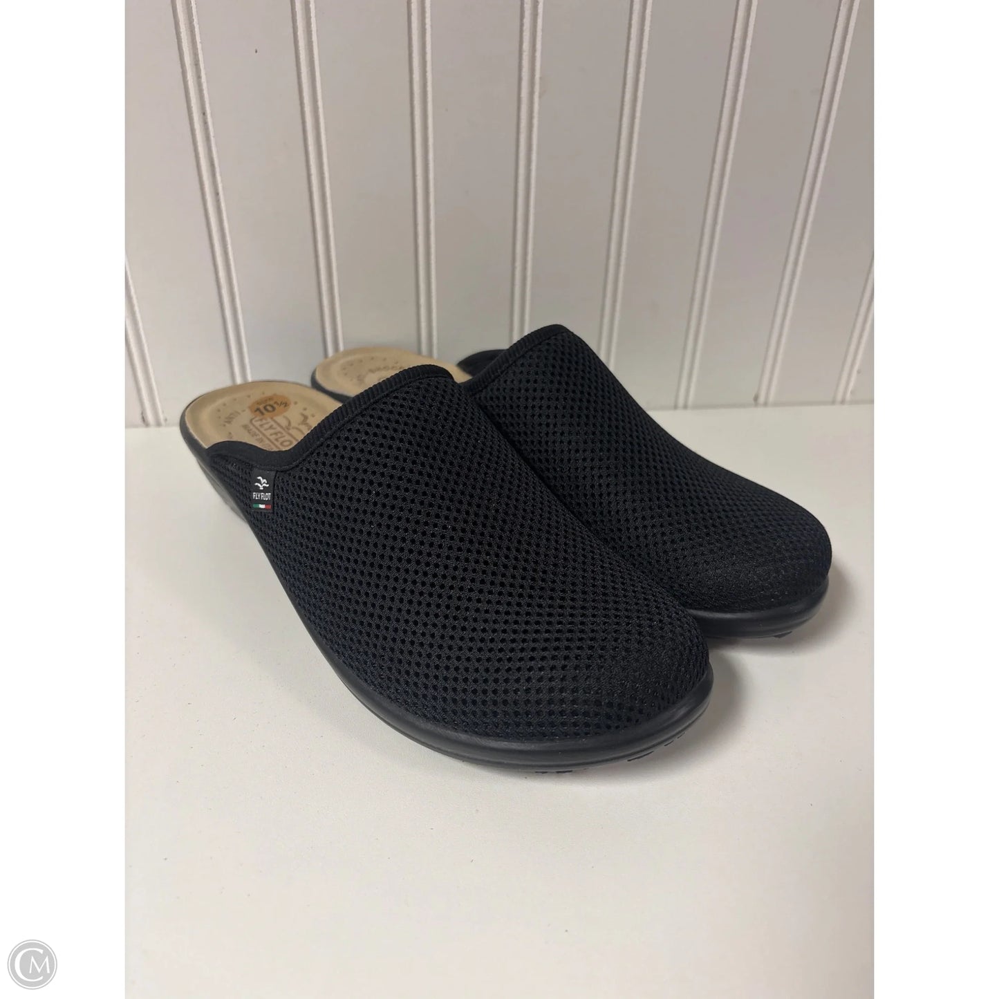 Shoes Flats By Clothes Mentor In Black, Size: 10.5