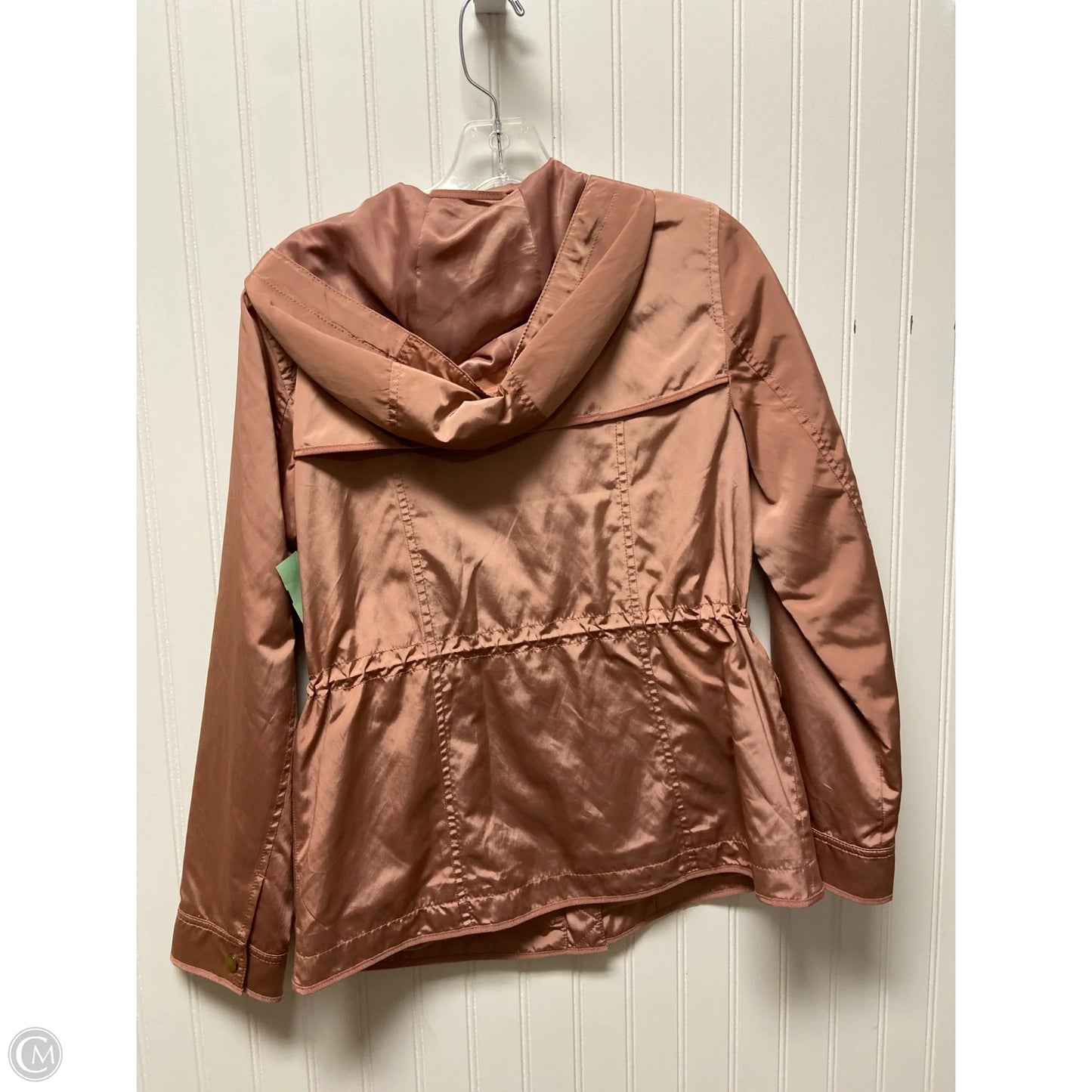 Jacket Windbreaker By Talbots In Rose Gold, Size: Xs