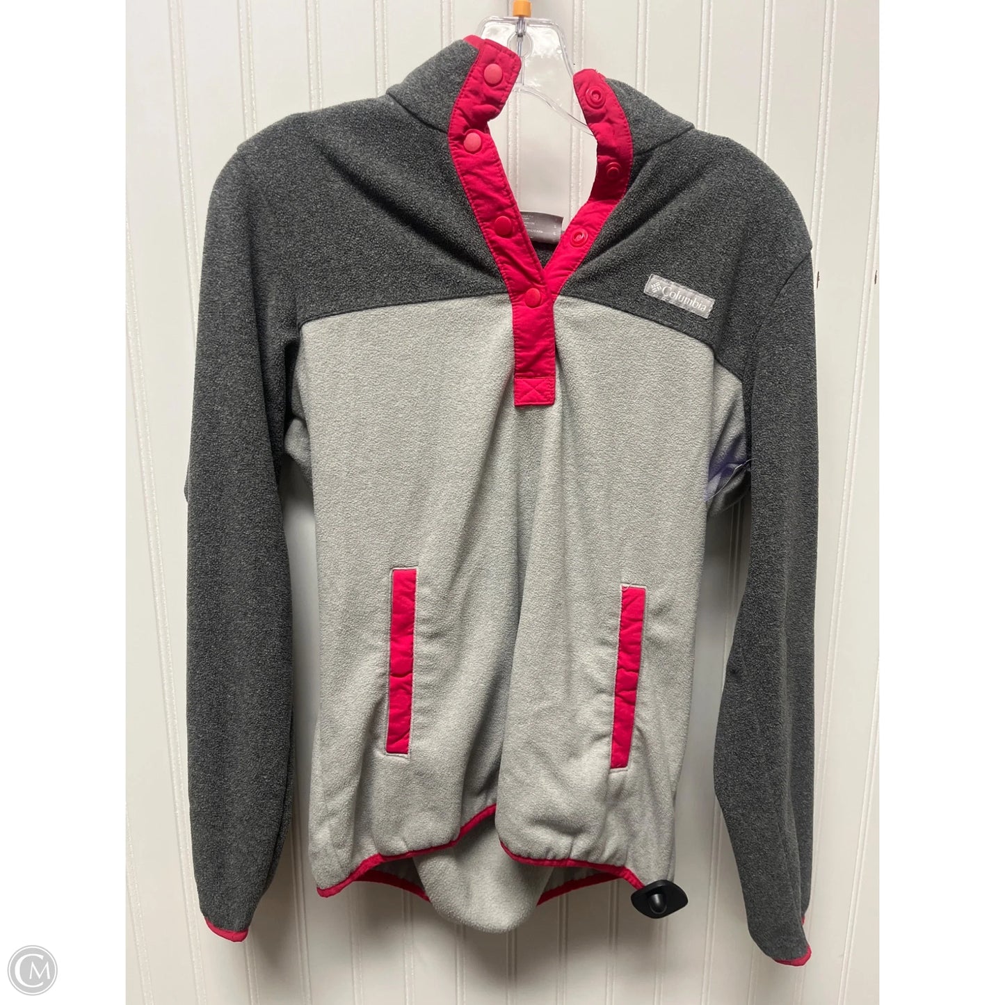 Jacket Fleece By Columbia In Grey, Size: S
