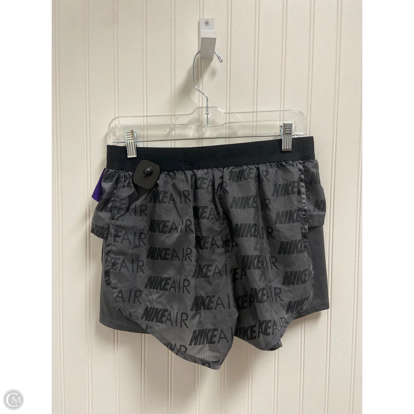 Athletic Shorts By Nike In Grey, Size: L