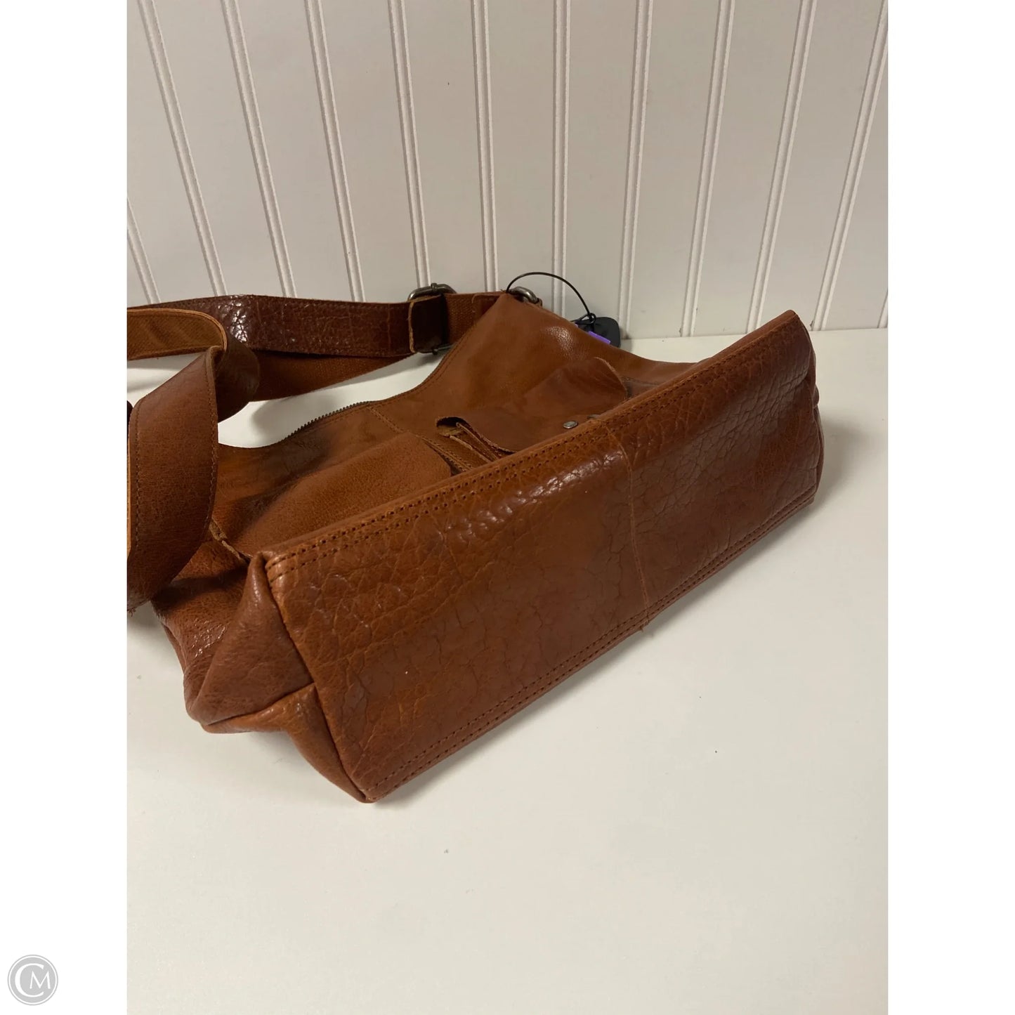 Handbag Leather By Cmb, Size: Medium
