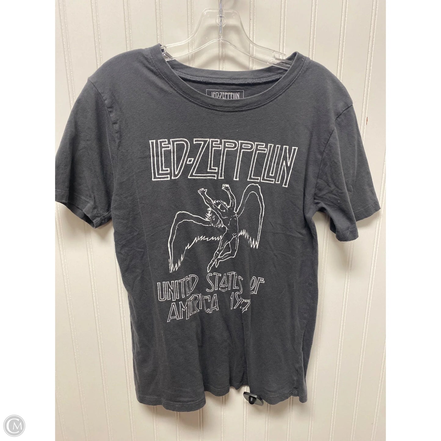 Top Short Sleeve By Clothes Mentor In Grey, Size: Xl