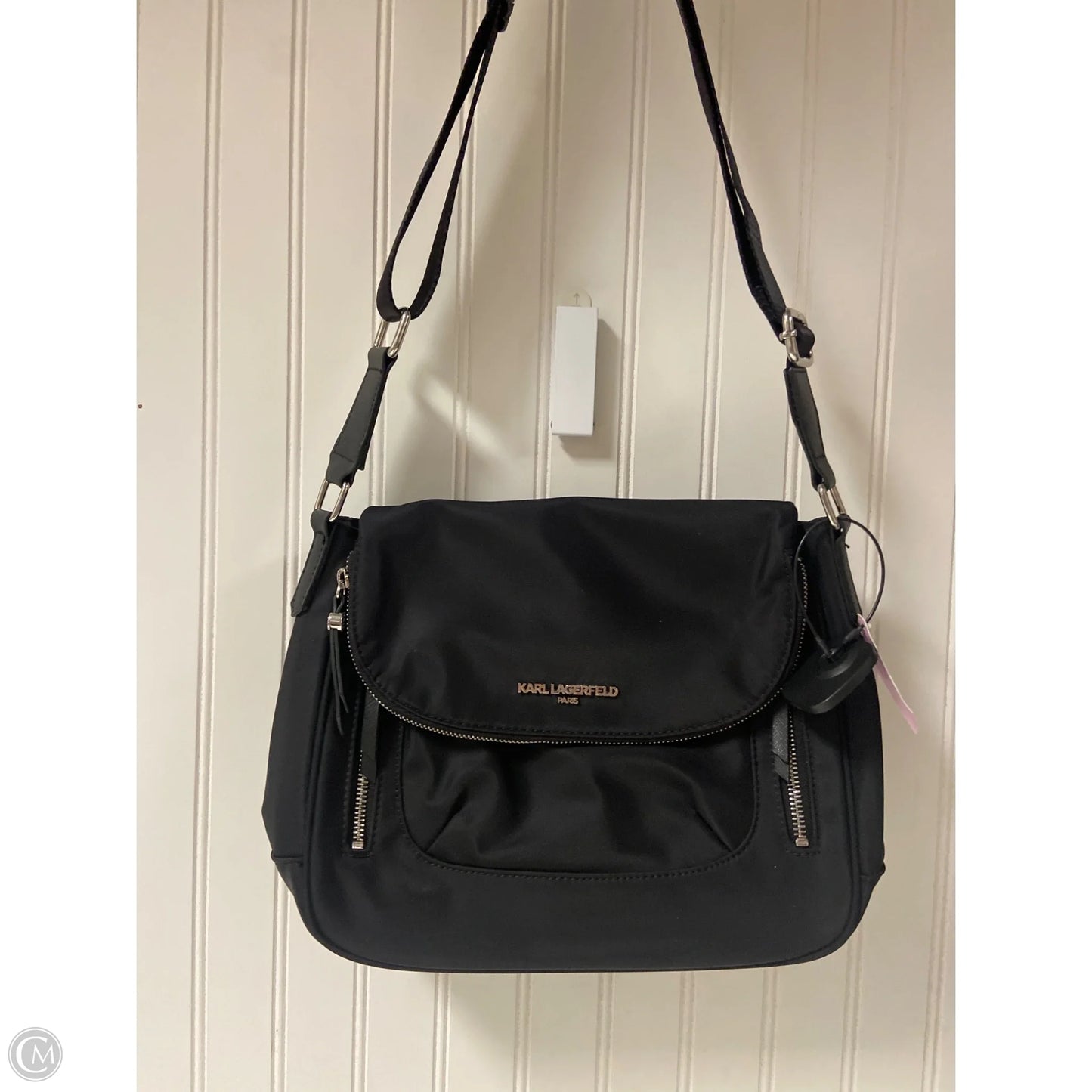 Crossbody Designer By Karl Lagerfeld, Size: Medium