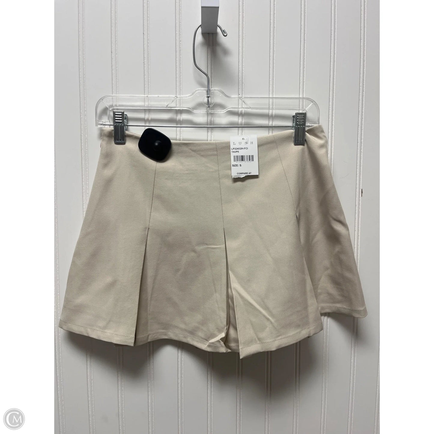 Skort By Lush In Beige, Size: S