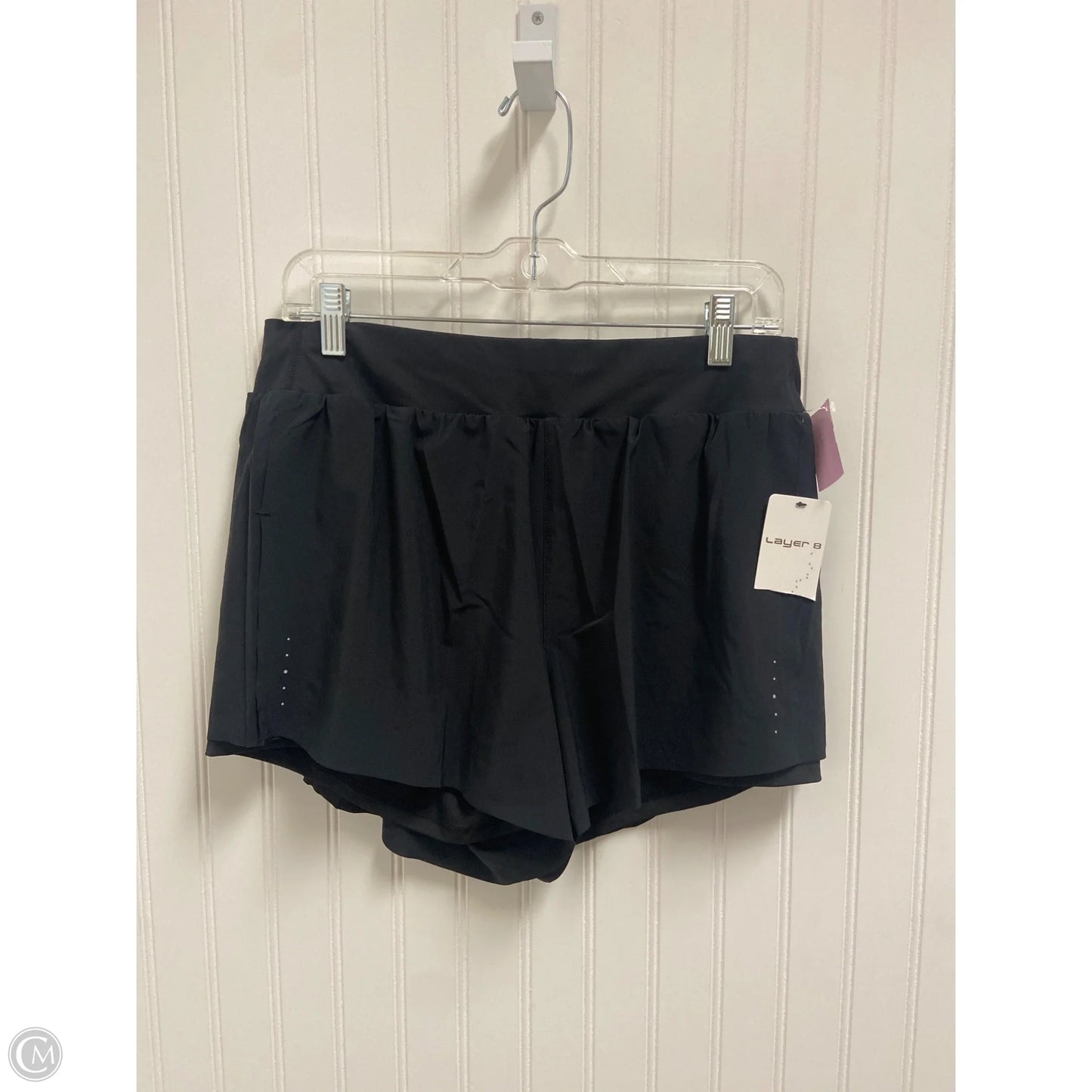 Athletic Shorts By Layer 8 In Black, Size: L