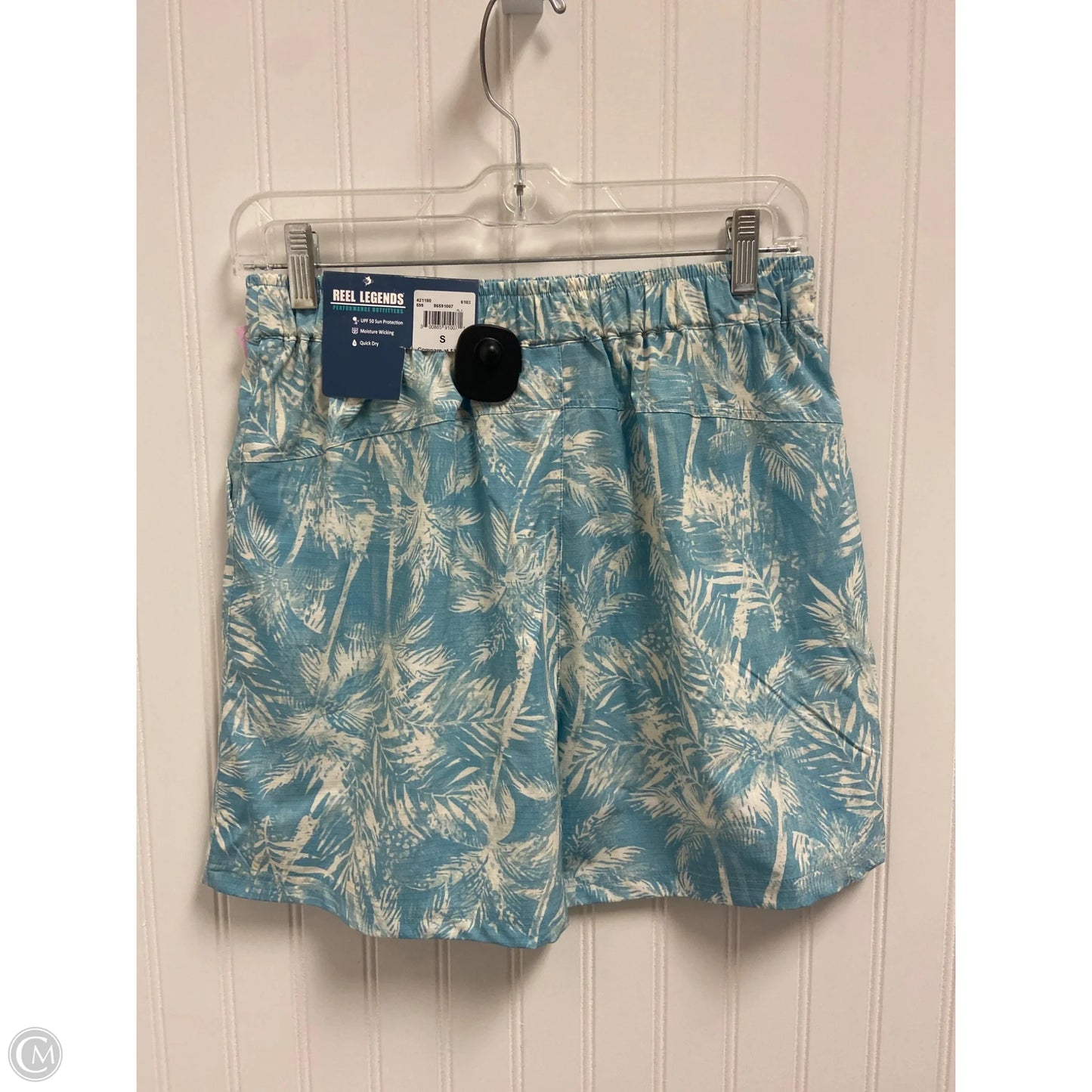 Athletic Shorts By Reel Legends In Tropical Print, Size: S