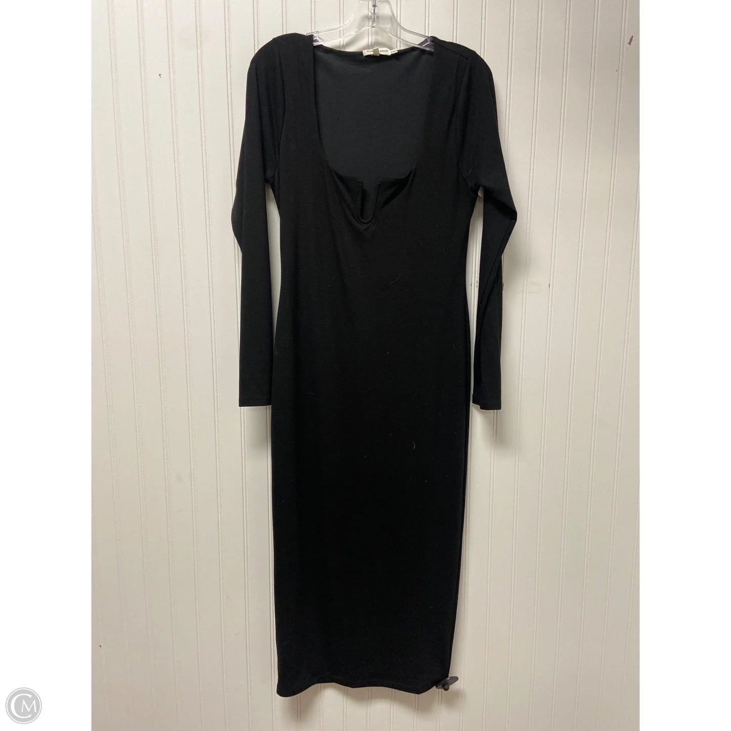 Dress Casual Maxi By Good American In Black, Size: L