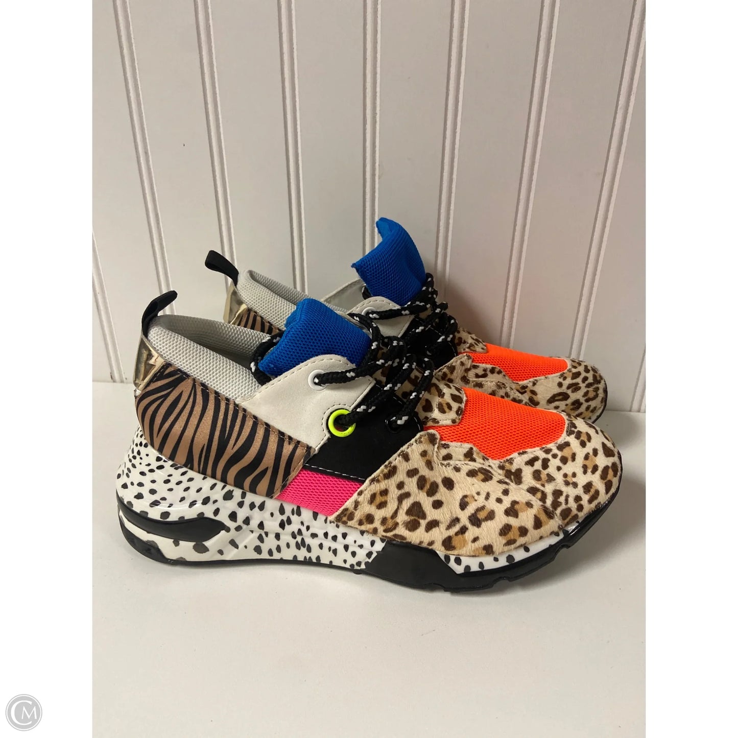 Shoes Sneakers By Steve Madden In Animal Print, Size: 7
