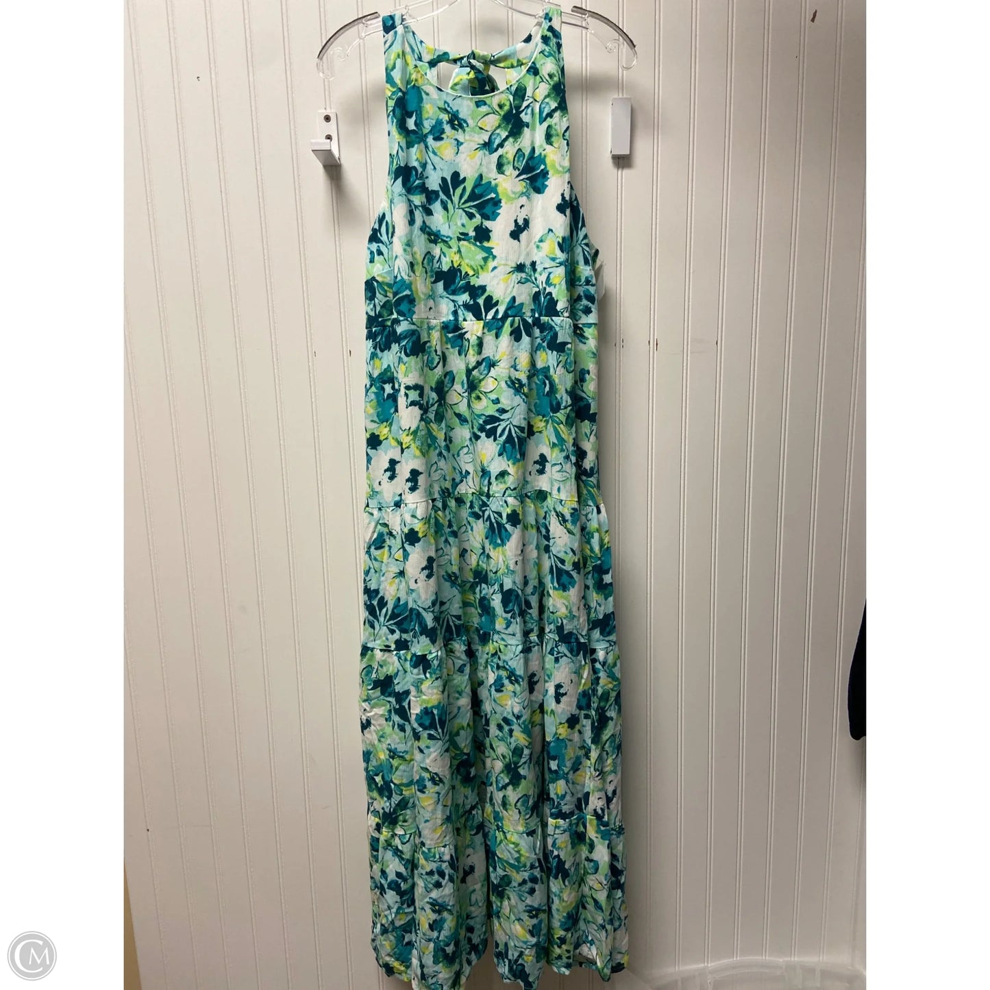 Dress Casual Maxi By Torrid In Blue & White, Size: 1x