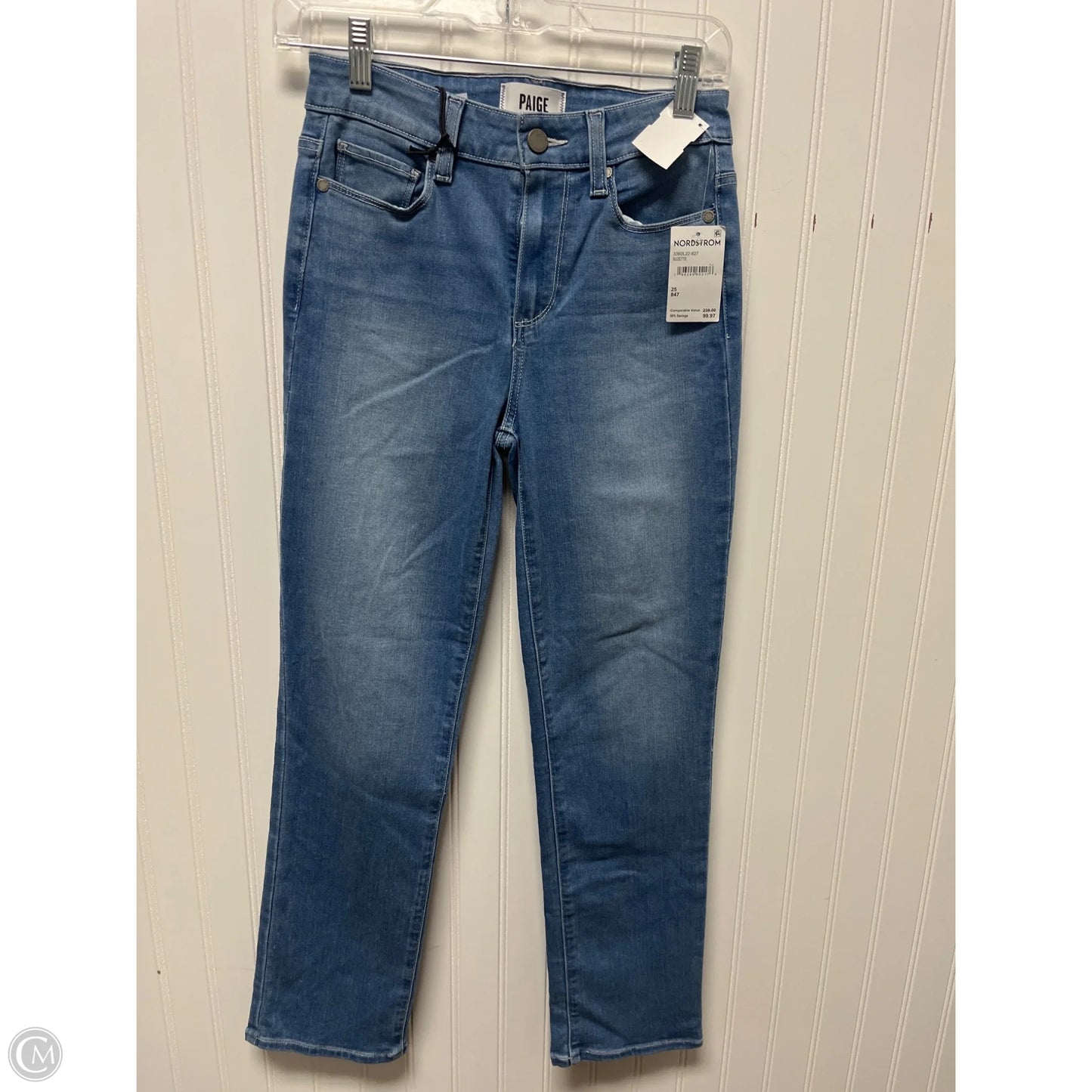 Jeans Skinny By Paige In Blue Denim, Size: 2