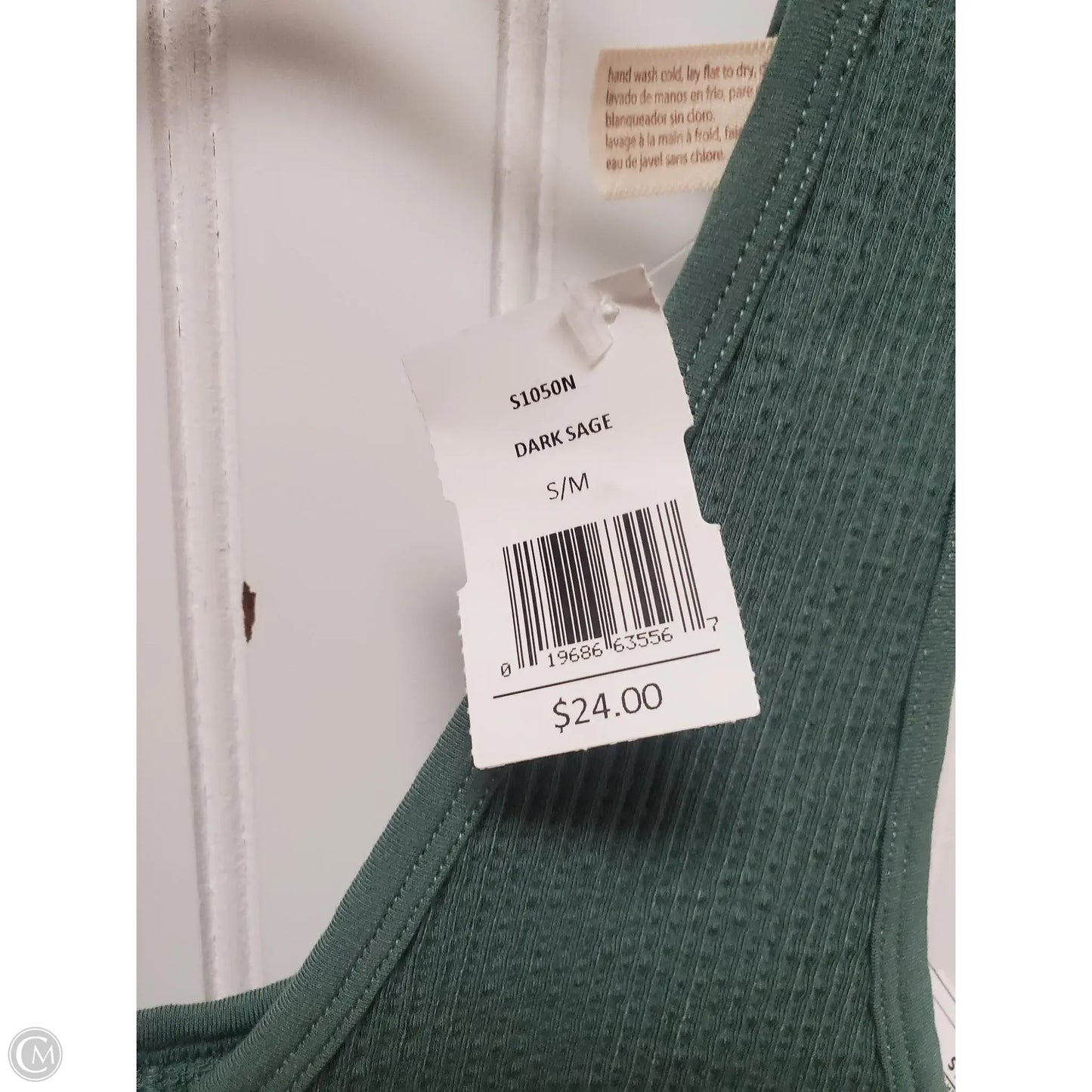 Tank Top By By Together In Green, Size: S
