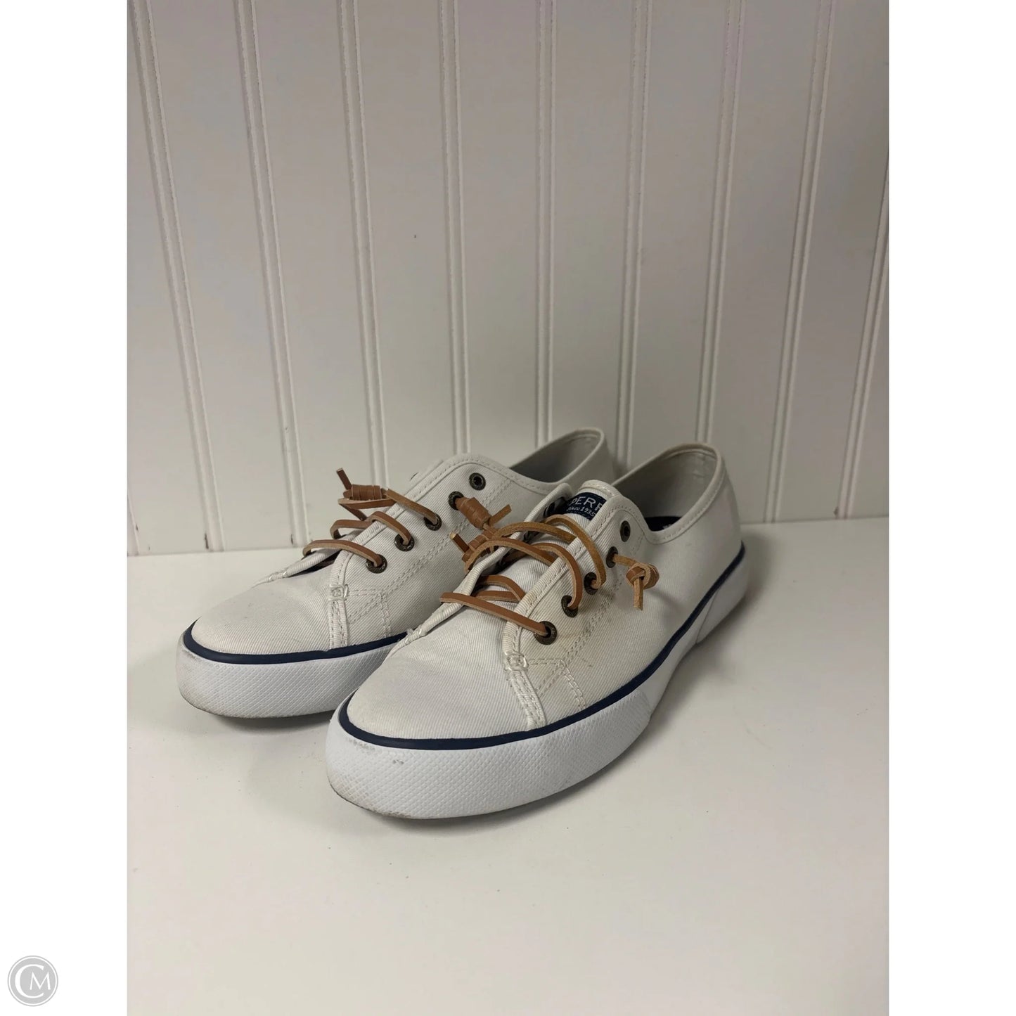 Shoes Sneakers By Sperry In White, Size: 8.5