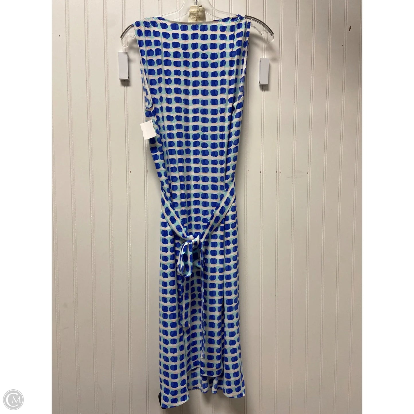 Dress Designer By Kate Spade In Blue & White, Size: M