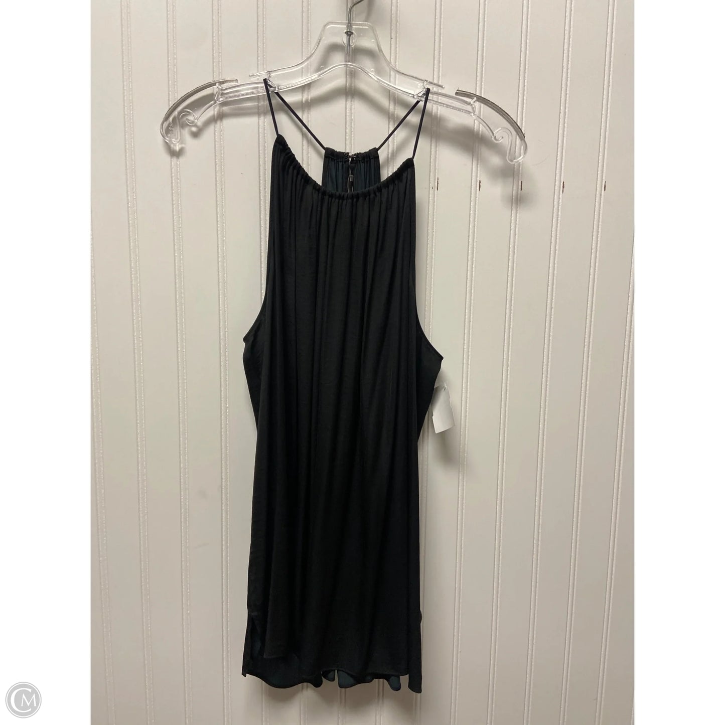 Top Sleeveless By Loft In Black, Size: M