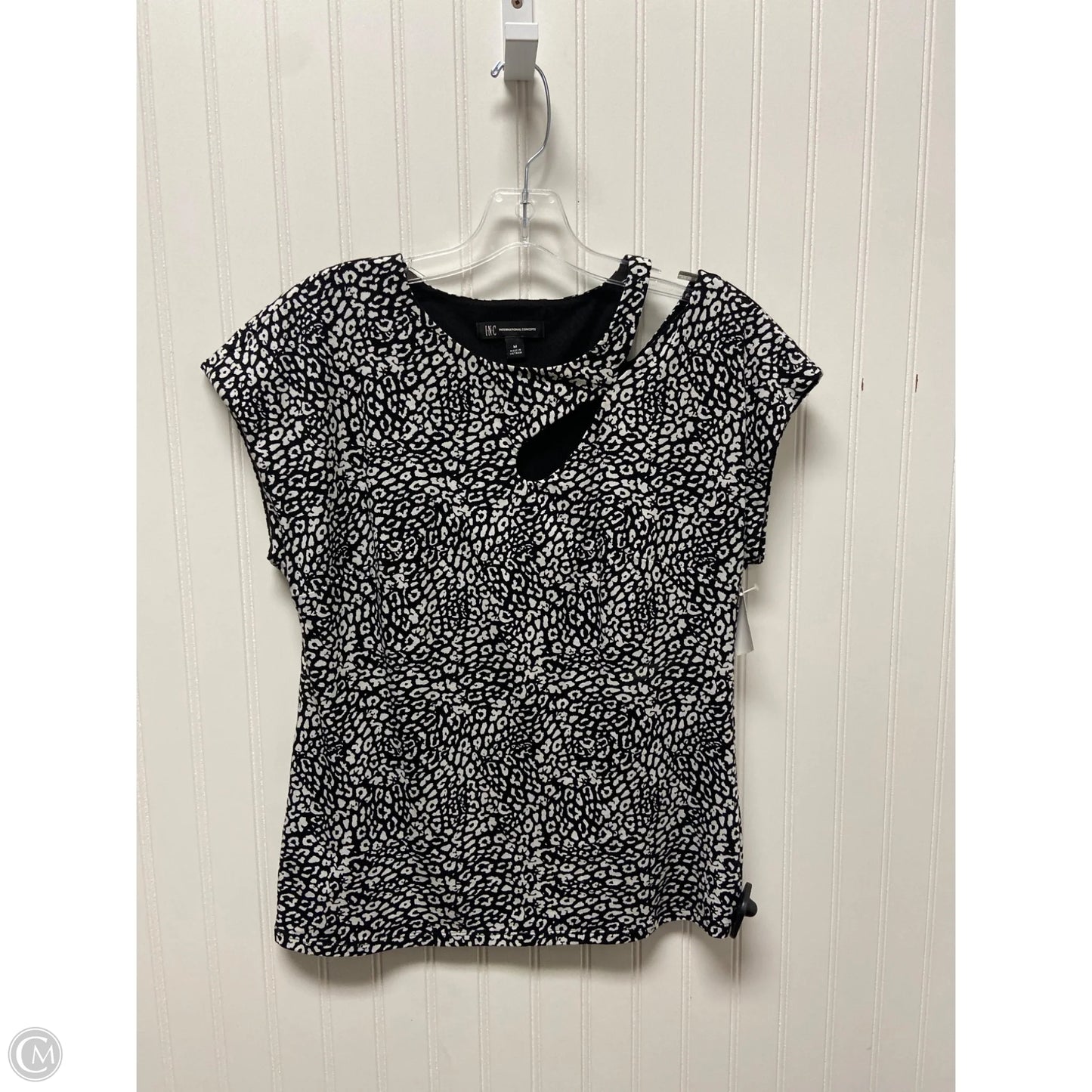 Top Sleeveless By Inc In Animal Print, Size: M