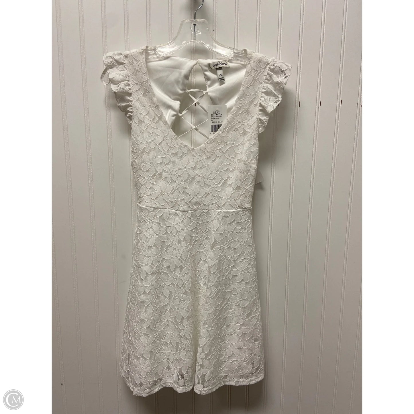 Dress Party Short By Speechless In White, Size: Xs