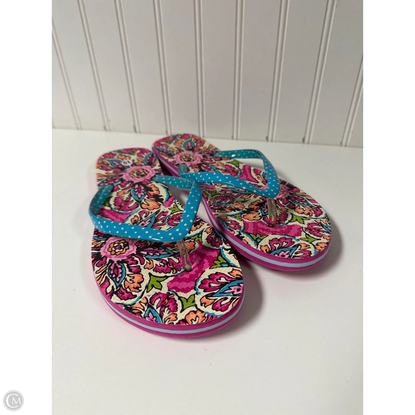 Sandals Flip Flops By Vera Bradley In Pink, Size: 10