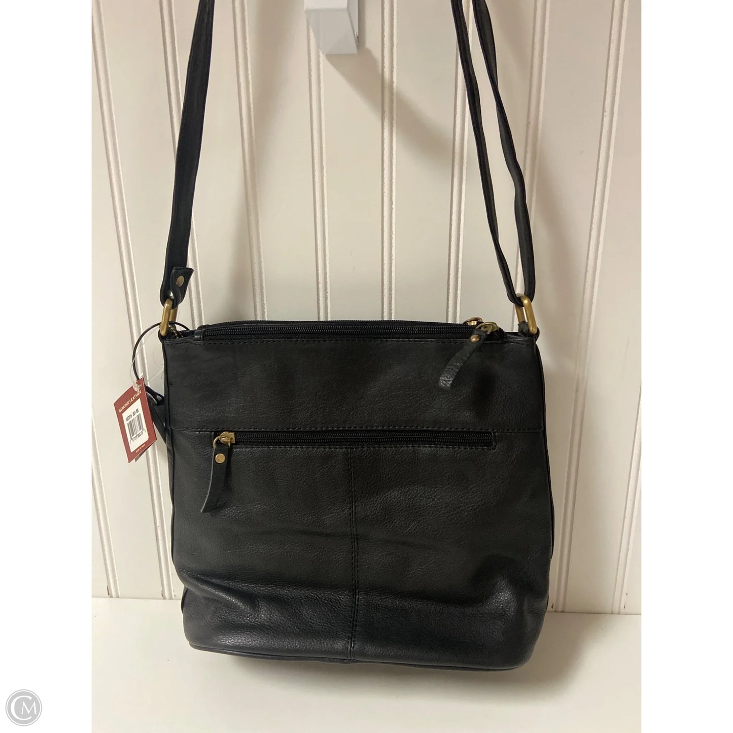 Crossbody Leather By Clothes Mentor, Size: Medium