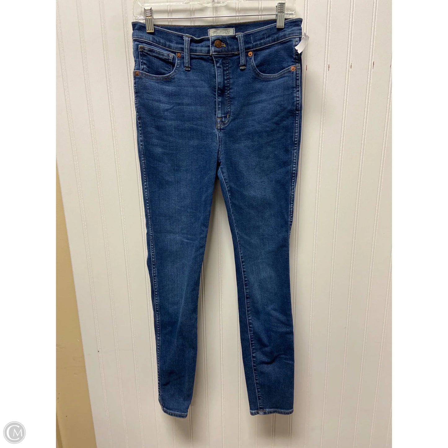 Jeans Skinny By Madewell In Blue Denim, Size: 6