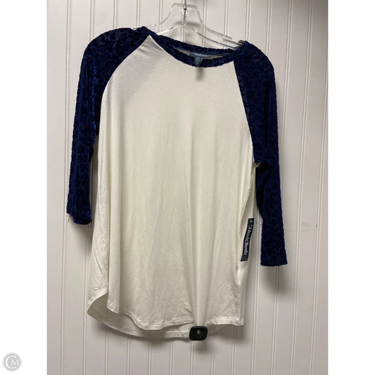 Top Long Sleeve By Modcloth In White, Size: S